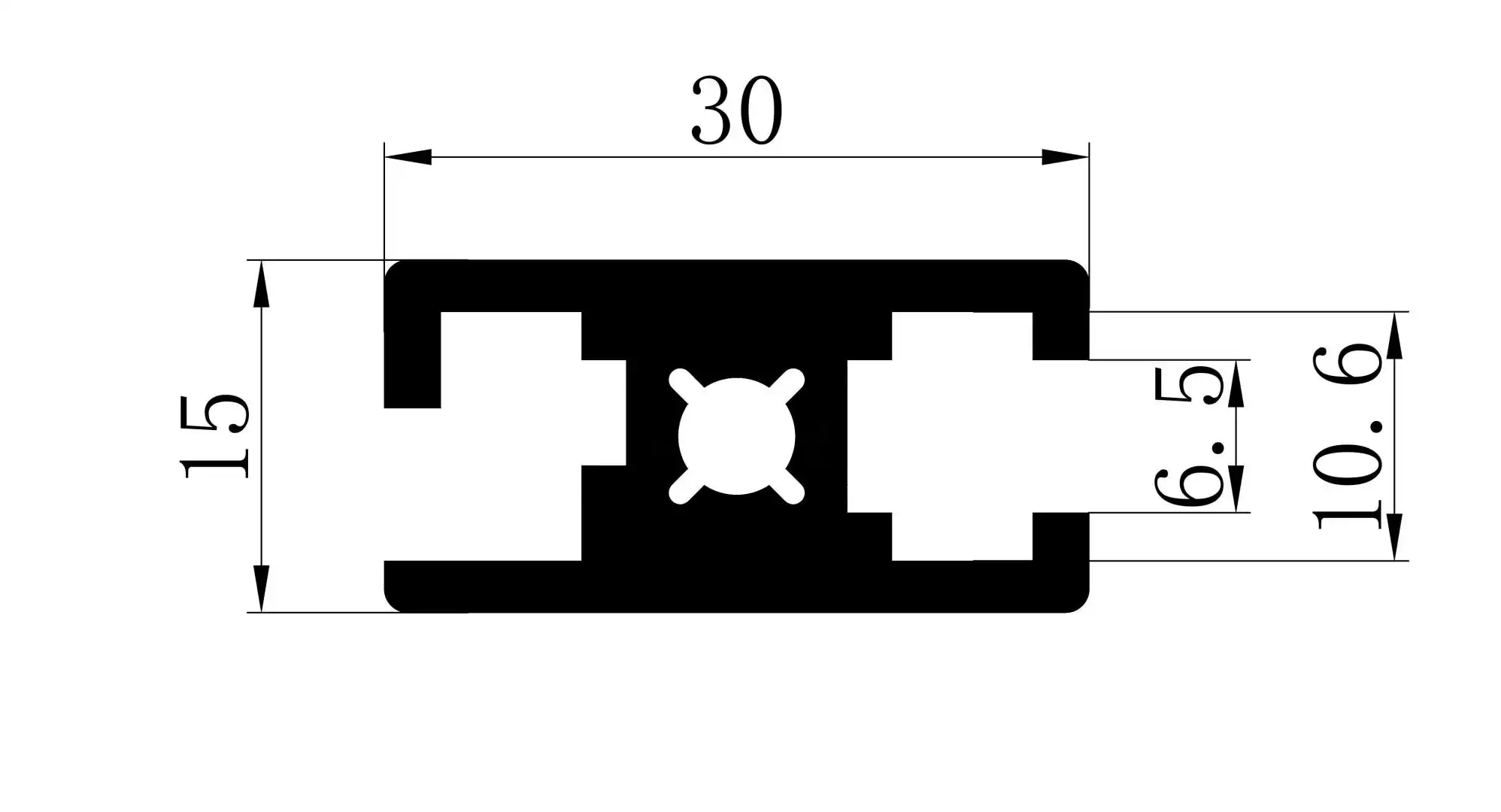 1530 aluminum profile extrusion