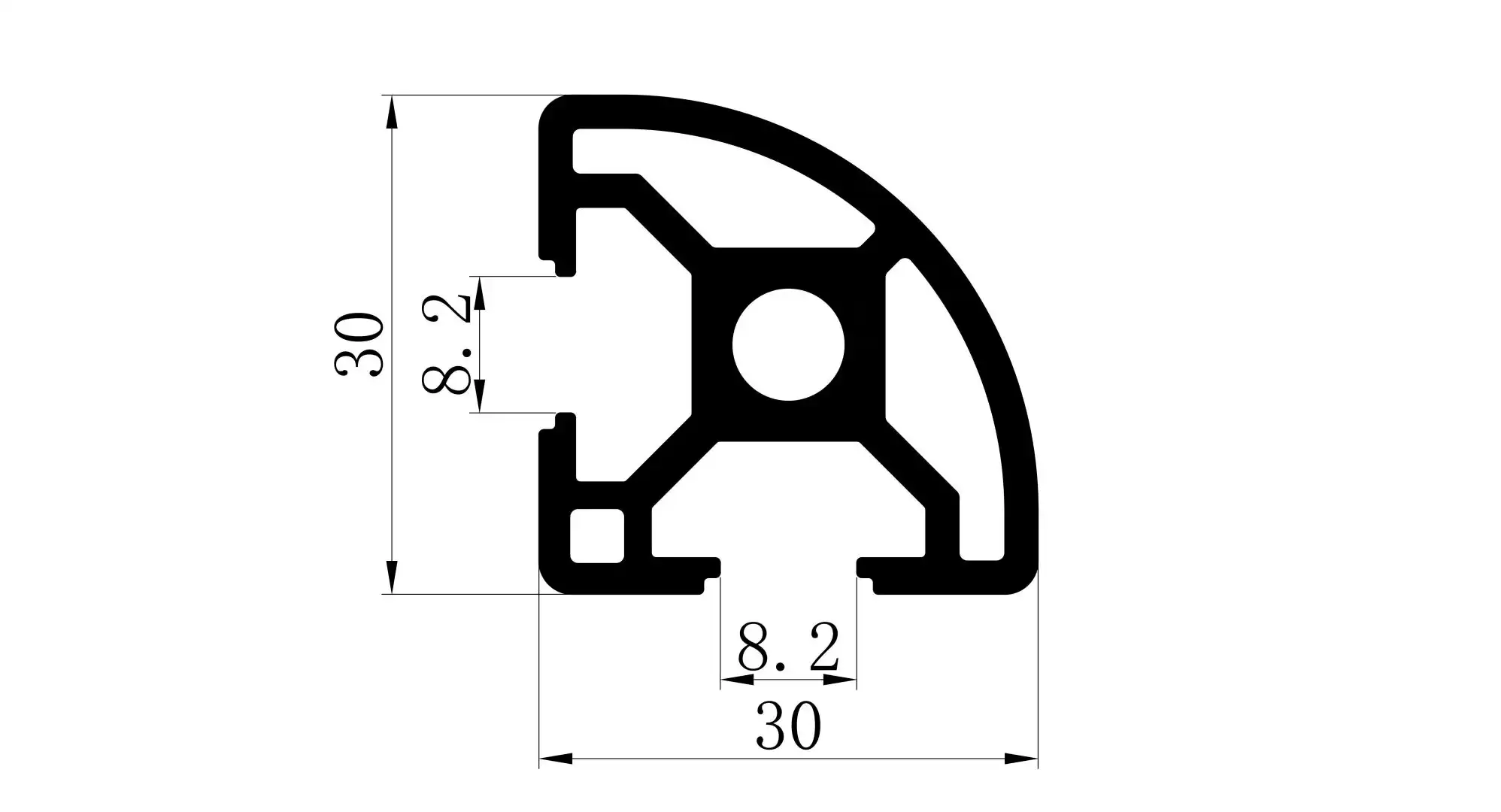 3030 aluminum extrusion