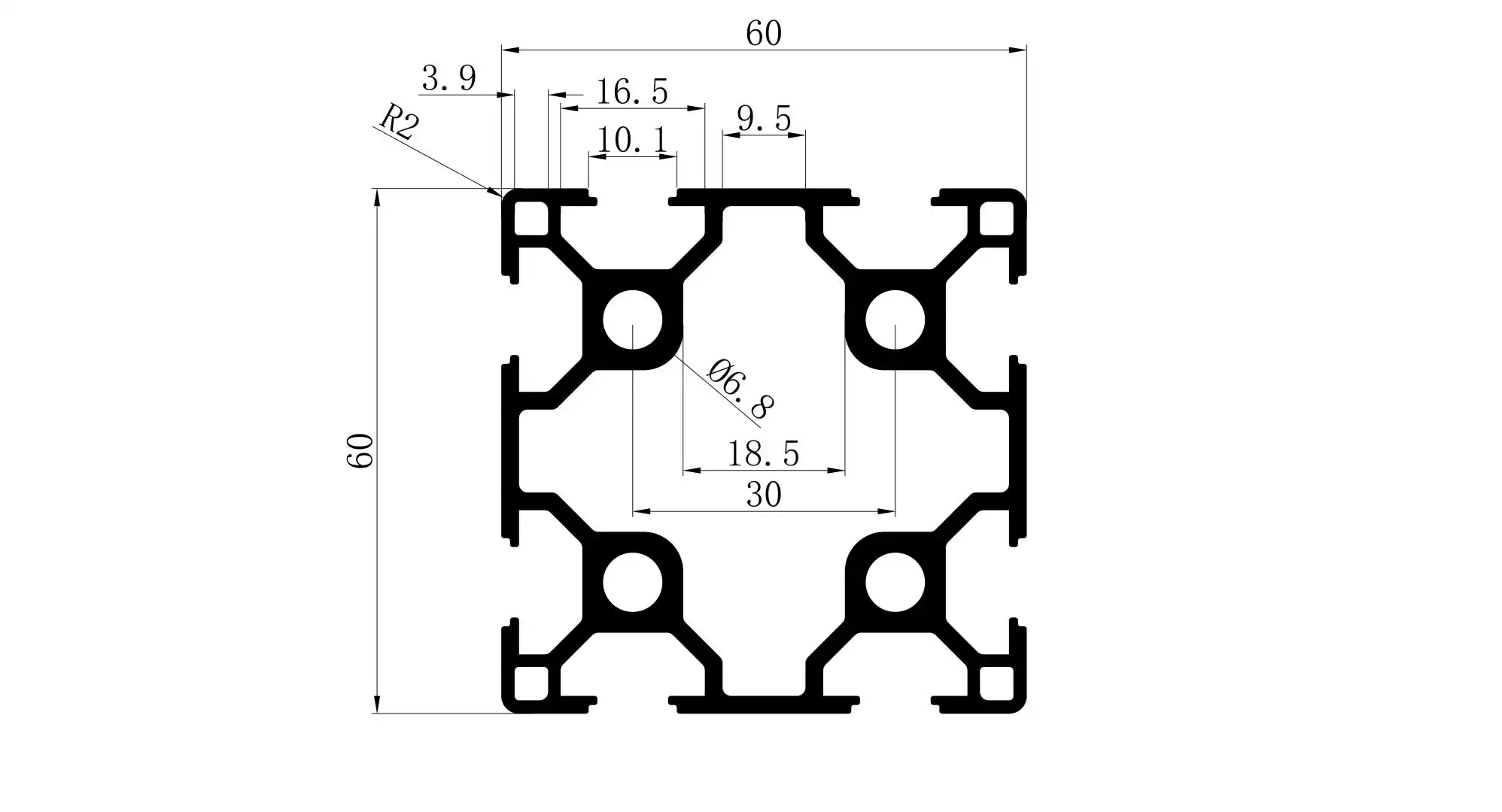 6060 aluminum extrusion