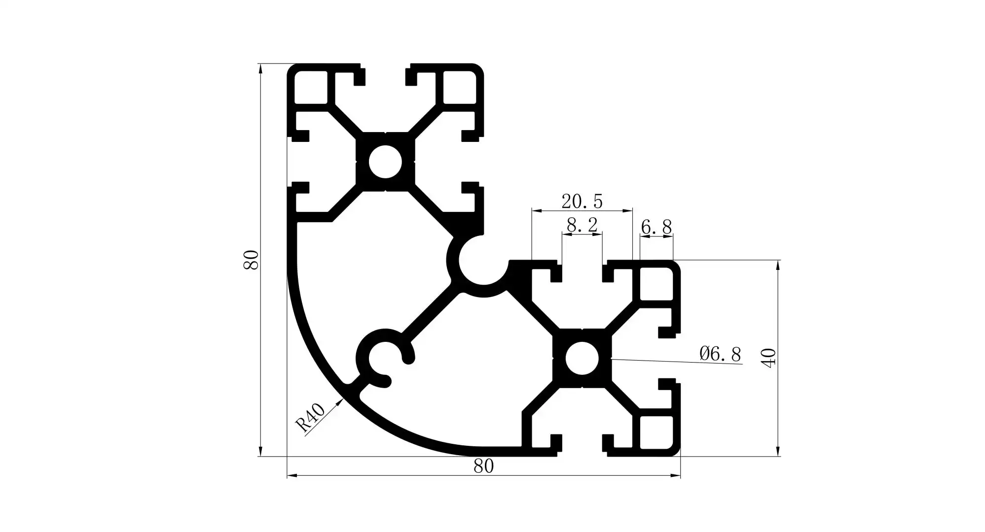 8080 aluminum extrusion